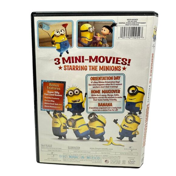 3 DVD/ Blu-Ray Lot - Despicable Me 2, Minions, Minion Madness - Picture 7 of 10
